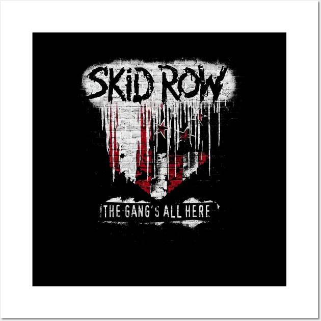 Skid Row GAH World Tour Merch Wall Art by rnstcarver